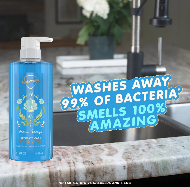 Safeguard Ultimate Care Hand Wash, Variety Pack, 15.5 fl. oz., 3 pk.