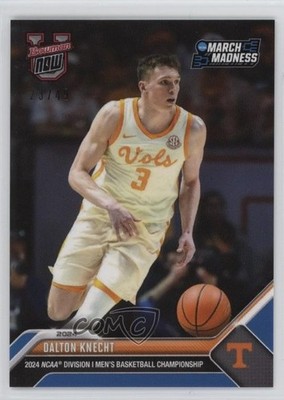 2023-24 Bowman U Now NCAA March Madness Blue 23/49 Dalton Knecht #10 lz7