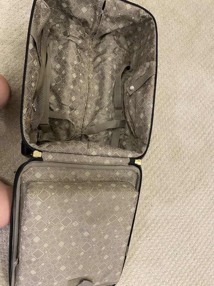 Mala verde escura com rodas Ricardo Beverly Hills. Cabo extensível - Imagem 2 de 4