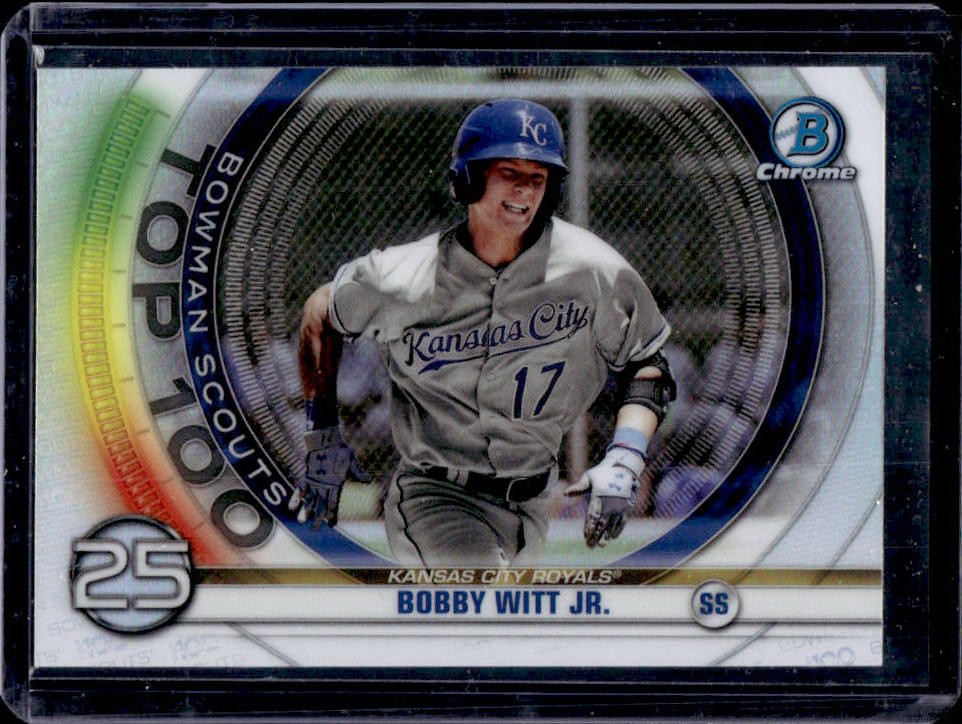 2020 Bowman Bobby Witt Jr. Scouts Top 100 #BTP-25 Royals