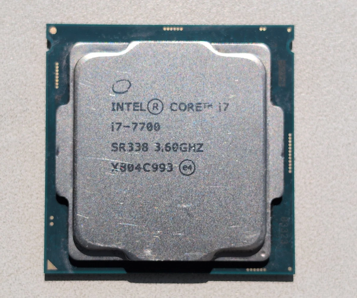 Core i7 7th Gen. Intel Core i7-7700 Processor Model LGA 1151/H4
