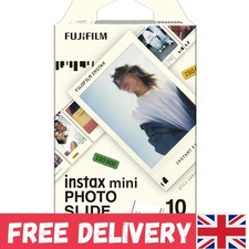 Image of Vibrant Instax Mini Film Pack - 10 Color Slide Border Shots for Instant Memories
