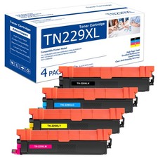 4PK TN229XL TN229 Toner Cartridge For Brother HL-L3280CDW MFC-L3780CDW L8395cdw