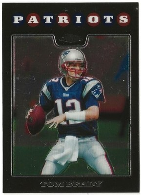 TOM BRADY - 2008 Topps Chrome Player Collection Football #TC3 - Patriots (2893a)