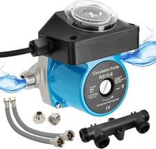 595916 Hot Water Recirculating Pump Recirculation System 25 Watts,Programmable T