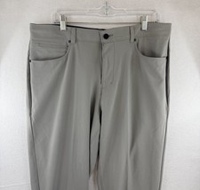 VRST Golf Slim Tech Commuter Pants Men's 36x30 Silver Shadow 5 Pocket NWT