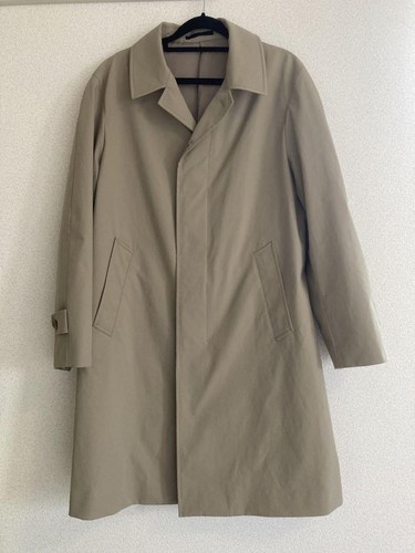 Beige Trench Coat Women's Polyester Spring Autumn Winter 96cm Length New