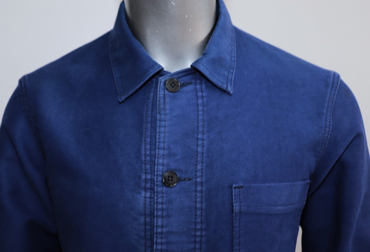 ジャケット・アウター 1960s Dubure&Deverchere moleskine jacket Vintage 1960s Blue Moleskin Work Jacket DUBURE & DEVERCHERE