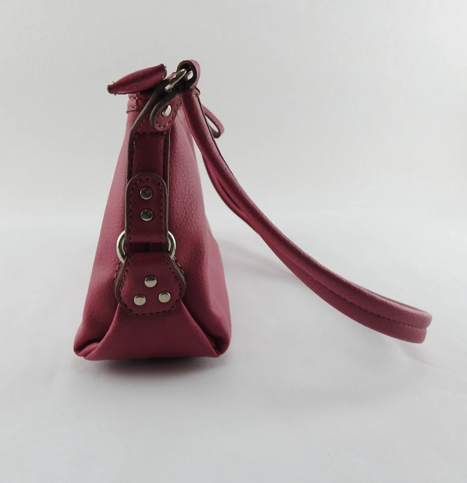 Relic Shoulder Bag Pink Faux Leather Small Purse Handbag Zip Closure Y2K Vintage - Image 2 of 4