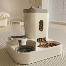 Automatic Pet Feeder Dog Cat Food Bowl with Water Dispenser