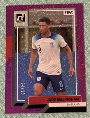 JUDE BELLINGHAM 2023-23 Donruss Soccer Purple #29 72/99 ENGLAND FIFA
