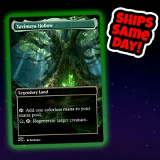 Yavimaya Hollow - Custom Art Magic: The Gathering Playtest Card - Commander EDH