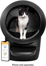 Whisker - Litter-Robot  4 Smart App-Controlled Self-Cleaning Litter Box - Black