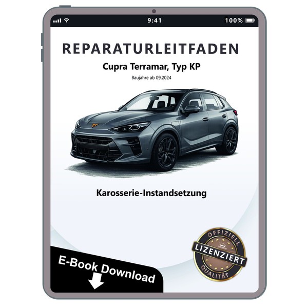 Cupra Terramar KP Ab 2024 Karosserie Unfall Instandsetzung Werkstatthandbuch PDF-image