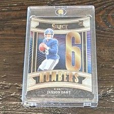 2025 Panini Select - Select Numbers Jaxson Dart #16 (RC)
