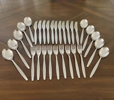Renosil Royal Israel Flatware Dinner knives Forks soup spoons 30 Pieces