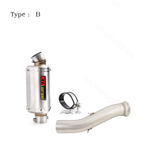 For CF-Moto NK800 800NK 2023-2025 Motorcycle Exhaust Middle Pipe Mufflers System - Picture 4 of 14
