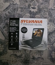 Sylvania SDVD7040-Black 7" Swivel Screen Portable DVD  Media Player