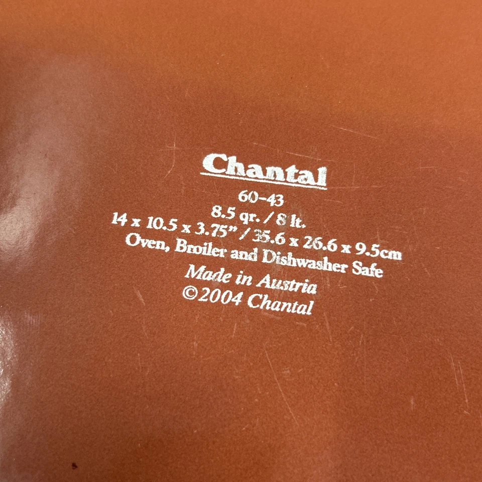 De colección 2004 Chantal Modelo 60-43 | Tostador de gres de 8,5 cuartos - Hecho en Austria Foto 2 de 4