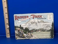 Ranier National Park Washington POSTCARD Album / Leporellos Old Post Card Views