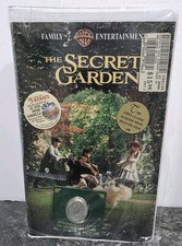 The Secret Garden VHS Collector's Edition 1993 Warner Bros w/ Silver Locket