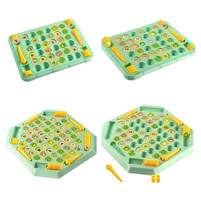 Animal Fruit Flip Chesses Cognitive Memory Board Game Parent Child Interactive