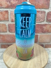 Cool Gear Insulated 16 oz Tumbler Can Tropical  Keep Calm & Summer ON Design