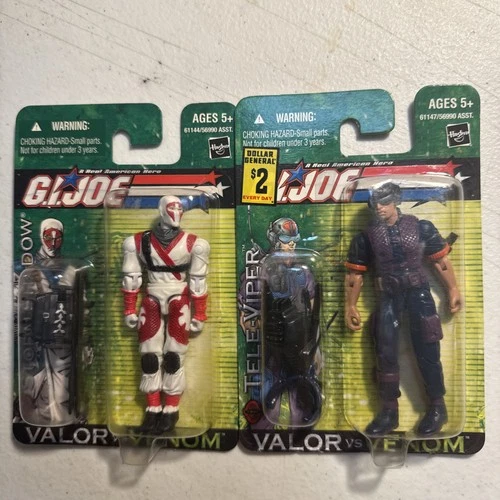 2004 GI Joe Cobra set Storm Shadow and Tele-Viper New