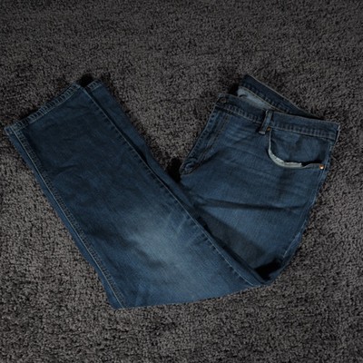 Levi's 541 Athletic Taper Jeans Men's 44x32 Dark Blue Big & Tall Stretch EUC