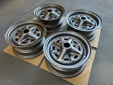 British Leyland Mini1275Gt Genuine 4.5J10 Inch Rostyle Wheels Restored Set Of 4