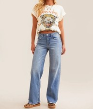 Vervet Blue NWT Olivia Wide Leg Jeans Sz 29
