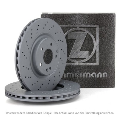 ZIMMERMANN Bremsscheiben Satz für PORSCHE 991 3.0 Carrera / T 370 PS hinten