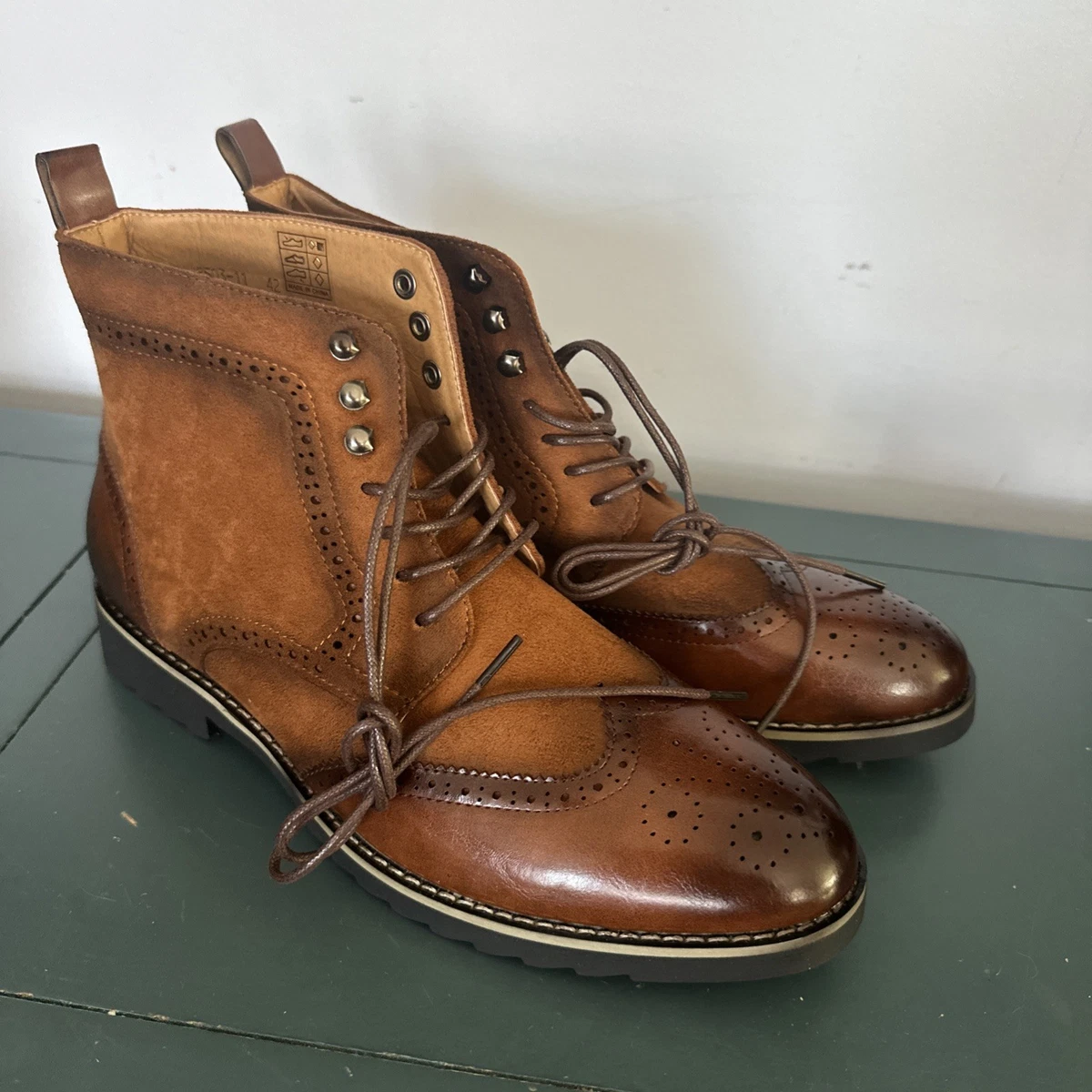 Brown Stafford Lace Up Boots for Men for Sale | Shop New 