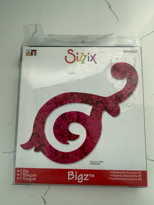 Sizzix Original Large Bigz Die Cut Designed By Stu Decorative Accents #3 #654920