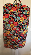 Vera Bradley Happy Snails Quilted Hanging Zippered Travel Garment Bag