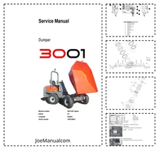 Wacker Neuson 3001 Dumper Service Manual PDF