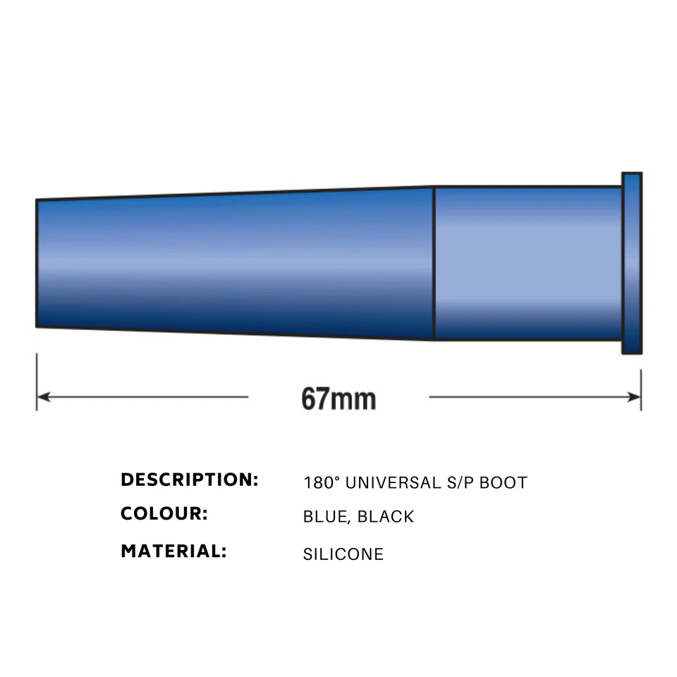 Eagle 8mm Ignition Spark Plug Leads fits 4cyl Holden Barina MB ML 1.3L 1985-89 - Image 4 of 4