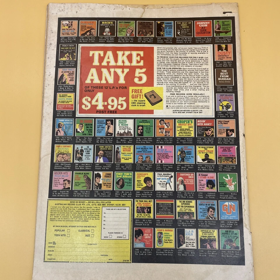 New Idea Magazine 4 July 1970 Australia Vintage - Image 3 of 4