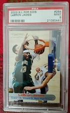 2003 Sports Illustrated S.I. For Kids Lebron James ROOKIE RC #264 PSA 9 MINT