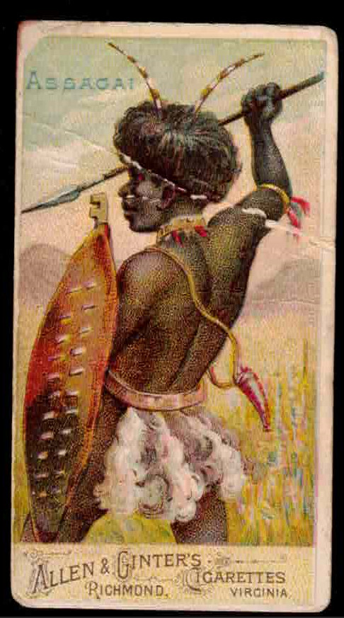 ASSAGAI 1887 N3 Allen & Ginter Arms Of All Nations