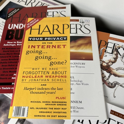 Harper’s Magazine Various Issues Most From 1995-2008 Lot Of 20 Political News - Picture 10 of 12