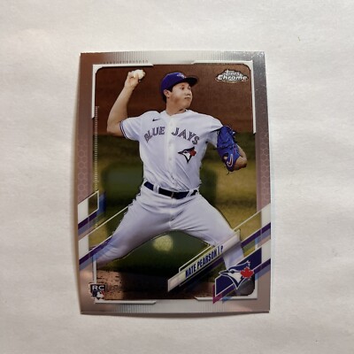 2021 Topps Chrome Sepia Nate Pearson Blue Jays #136 RC