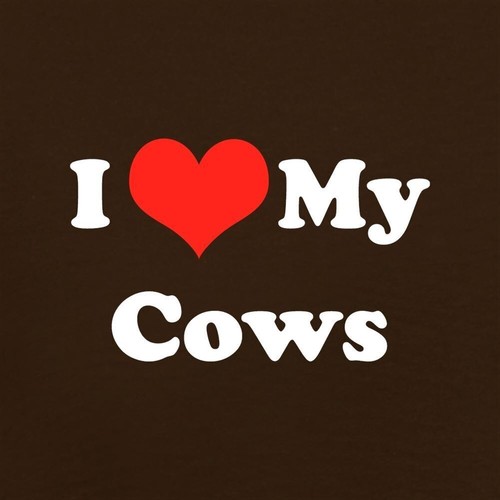 I Love My Cows Mens T-Shirt - Cow - Farm - Farmer - Animal - Pet - Cattle - Bull - Afbeelding 2 van 5