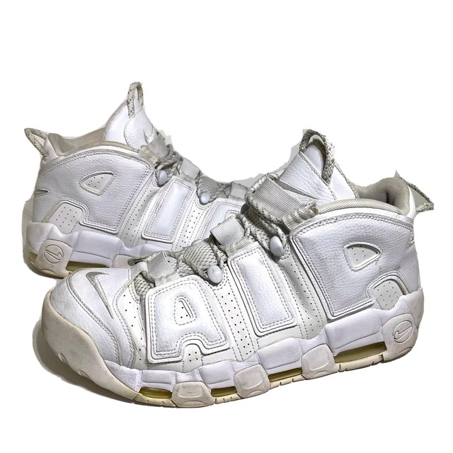 Nike Air More Uptempo Triple White 96 Pippen Retro Sneaker 3m Men 921948-100 13 for sale online 