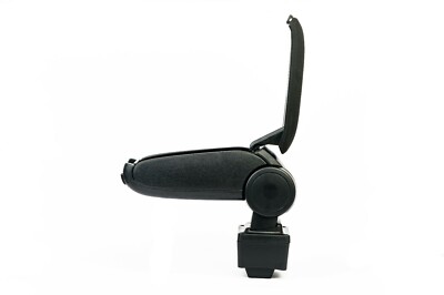 Bracciolo Auto Centrale In Tessuto Nero, Imbottito E Portaoggetti, Compatibile Con Audi A3 S3 8L 1996-2003