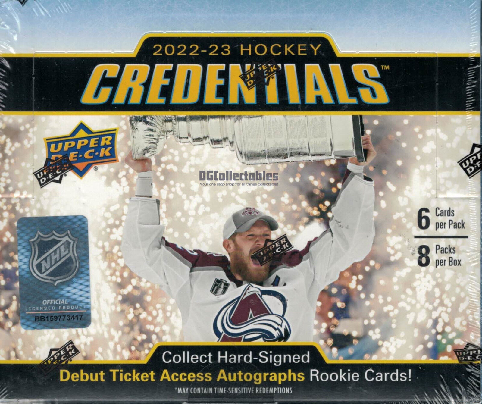2022-23 UPPER DECK CREDENTIALS NHL ICE HOCKEY FACTORY SEALED HOBBY BOX BRAND NEW