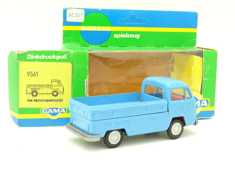 Gama 1/43 - VW Combi T2 Pick Up Blu - Immagine 2 di 2
