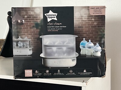 Tommee Tippee Steri-Steam Electric Steam Sterilizer, White - 522220