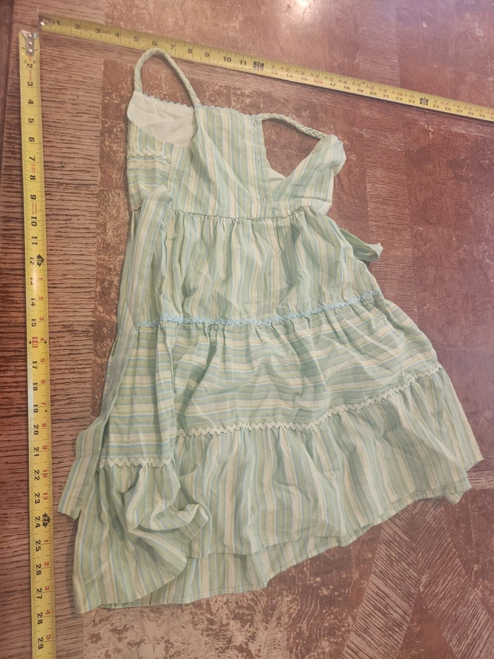 Vestido verde George para niñas talla pequeña 6/6X #S144 Foto 3 de 3