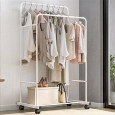 Wisfor Clothes Rail Rack Garment Dress Shirts Hanging Display Stand Shoes Shelf